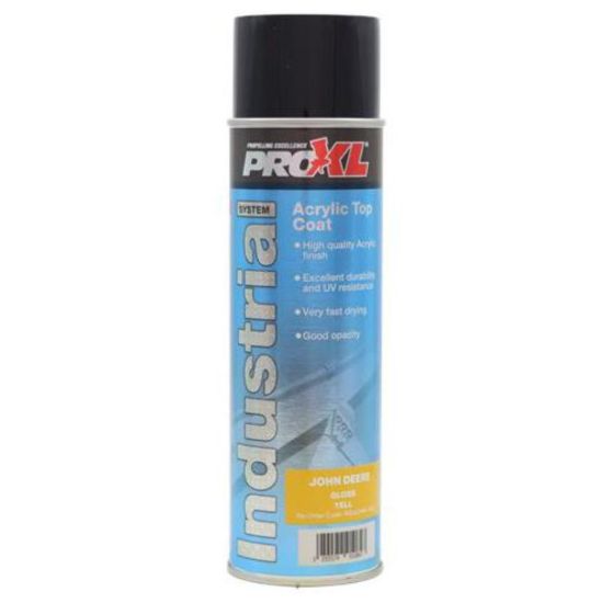 RAL 1018 Proxl Industrial - Acrylic Topcoat Aerosol - John Deere Yellow (500ML)