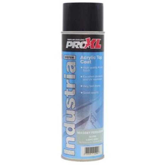 RAL 7035 Proxl Industrial - Acrylic Topcoat Aerosol - Massey Ferguson Light Grey (500ML)