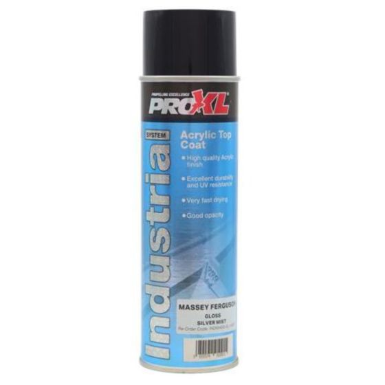 RAL 9006 Proxl Industrial - Acrylic Topcoat Aerosol - Massey Ferguson Silver Mist (500ML)