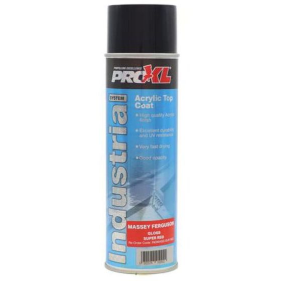 RAL 3000 Proxl Industrial - Acrylic Topcoat Aerosol - Massey Ferguson Super Red (500ML)