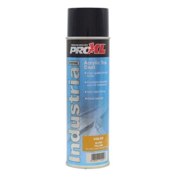 RAL 1335 Proxl Industrial - Acrylic Topcoat Aerosol - Volvo Yellow (500ML)