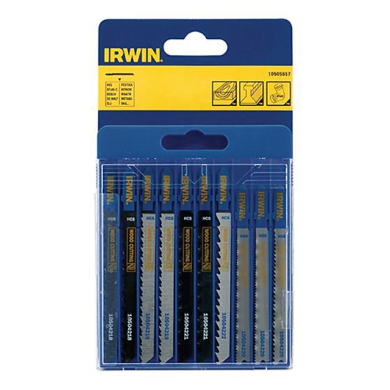 Jigsaw Blade Set Assorted 10 Piece Set by IRWIN - 10505817