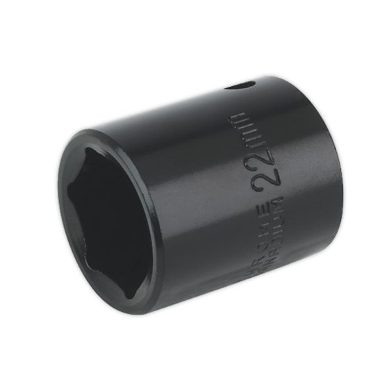 Impact Socket 22mm 1/2"Sq Drive Sealey Part No. IS1222