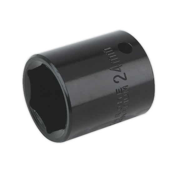 Impact Socket 24mm 1/2"Sq Drive Sealey Part No. IS1224