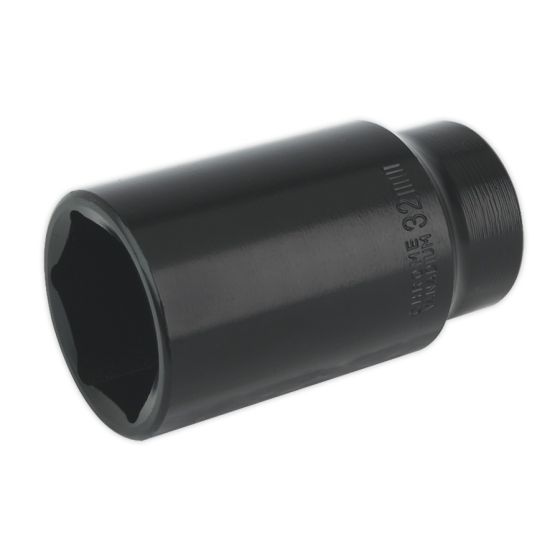 Impact Socket 32mm Deep 1/2"Sq Drive Sealey Part No. IS1232D