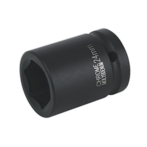 Impact Socket 24mm 3/4"Sq Drive Sealey Part No. IS3424