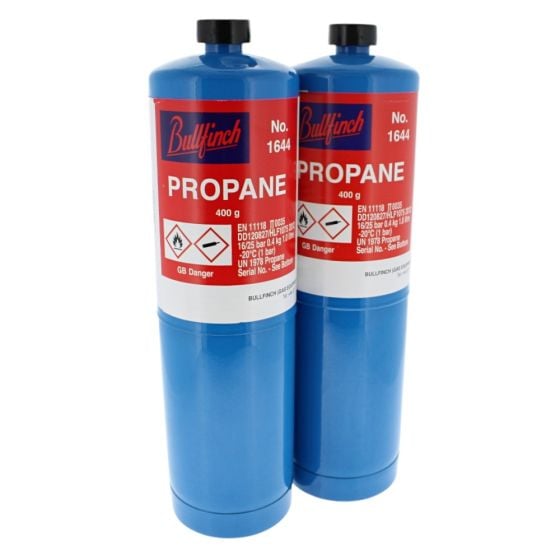 Bullfinch Propane Gas Cylinder (400g) - Pack of 2