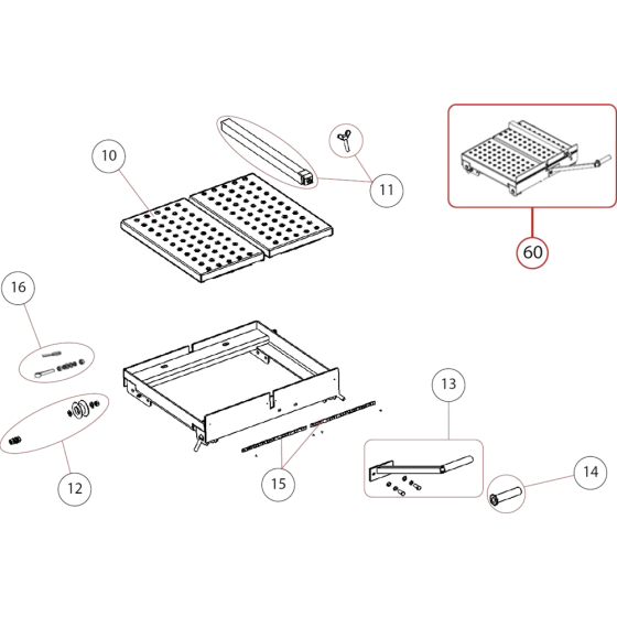 Table Assembly for Norton Clipper Jumbo-651-400V Table Saw