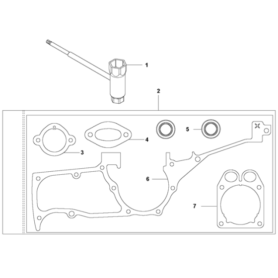 Tools Assembly for Husqvarna K1270 Disc Cutters