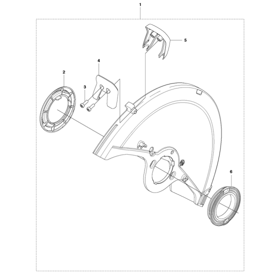 Wheels & Tires Assembly for Husqvarna K3000 Wet Disc Cutters