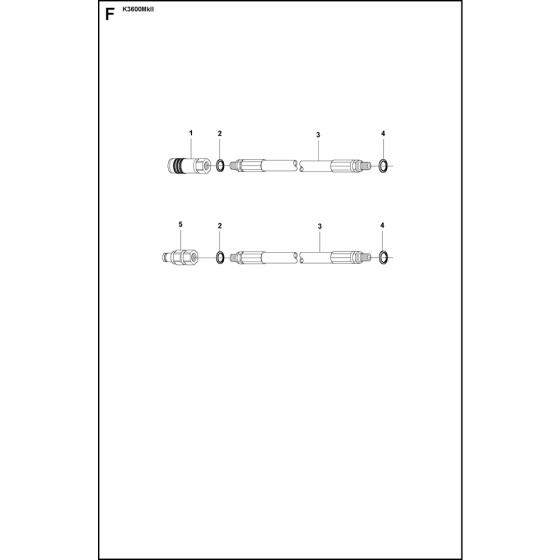 Hose Assembly for Husqvarna K3600 Mkii Disc Cutters