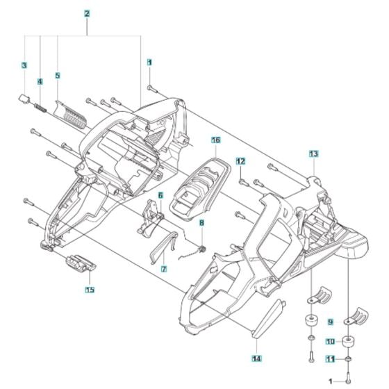 Handle for Husqvarna K540I Battery Disc Cutter