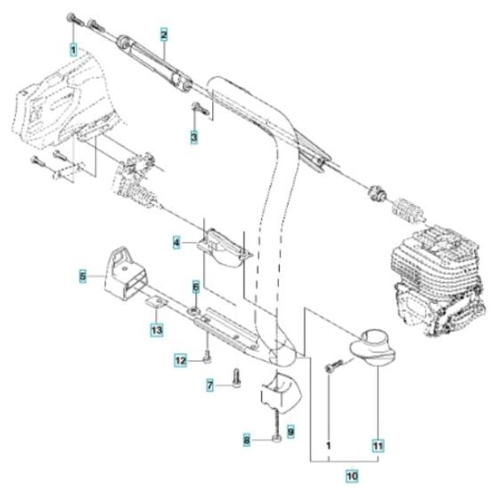 Ground Support Assembly for Husqvarna K770 Rescue Disc Cutter