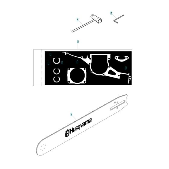 Accessories for Husqvarna K950 Chain Concrete Cutter