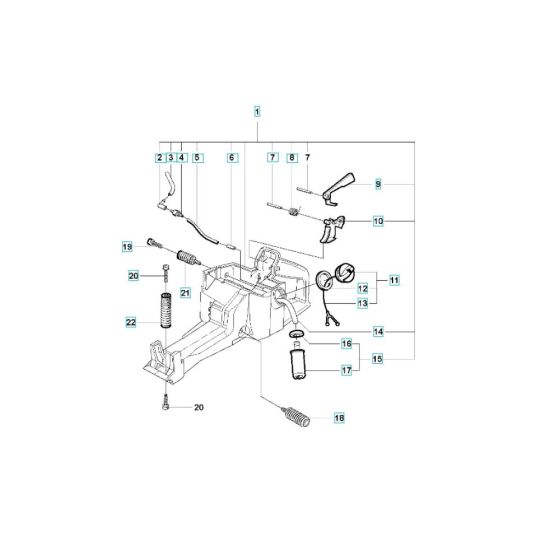 Fuel Tank Assembly for Husqvarna K950 Chain Concrete Cutter