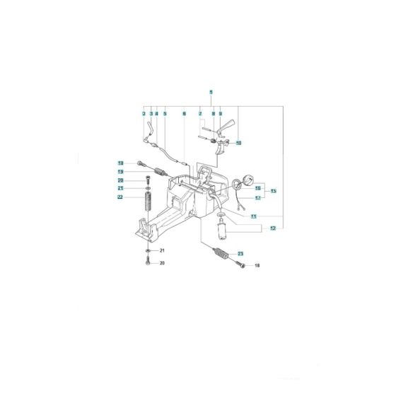 Fuel Tank Assembly for Husqvarna K960 Chain Concrete Cutter