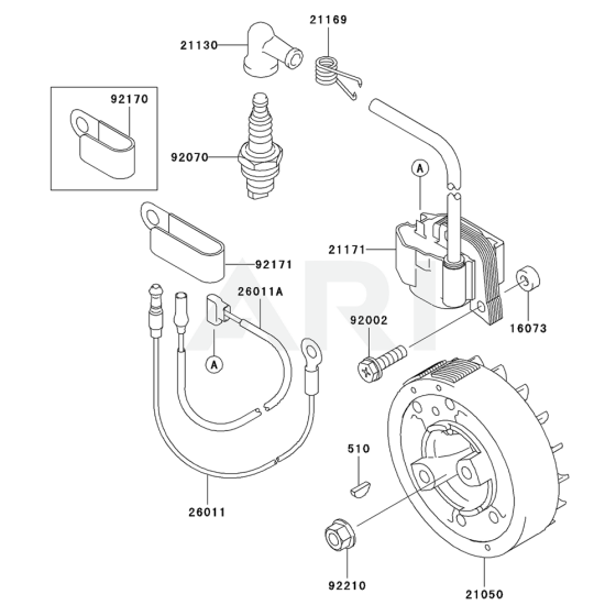 Electric Equipment for Kawasaki KEL26A Edgers