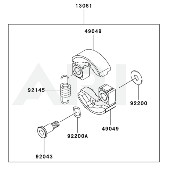 P.T.O Equipment for Kawasaki KGT27B String Trimmers