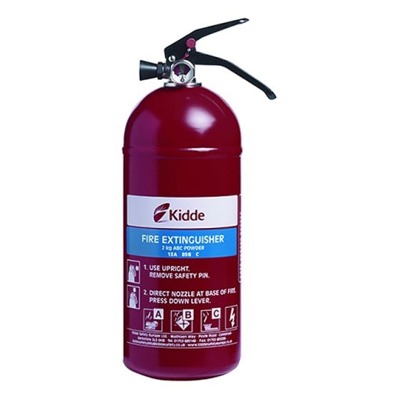 Fire Extinguisher Multi-Purpose 2.0kg ABC by Kidde - KSPD2G