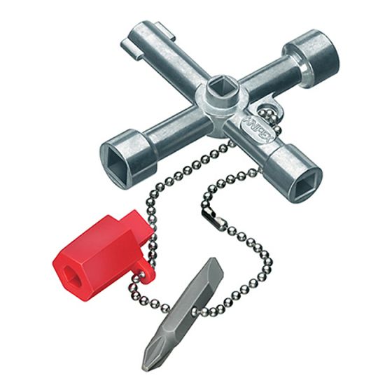 Standard Control Cabinet Key - 7 way Cabinet by Knipex - 00 11 03