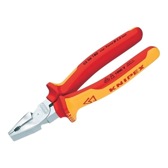 High Leverage Combination Pliers VDE Certified Grip