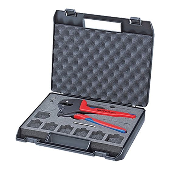 Crimp System Pliers In Case by Knipex - 97 43 200