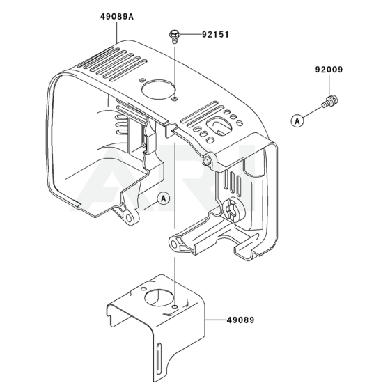 Cooling Equipment for Kawasaki KRB400A Blower