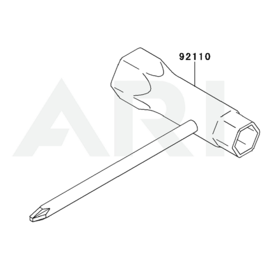 Tool for Kawasaki KRB750A Blower