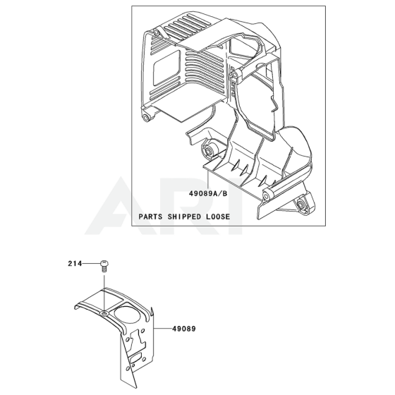 Cooling Equipment for Kawasaki KRH300A Blower