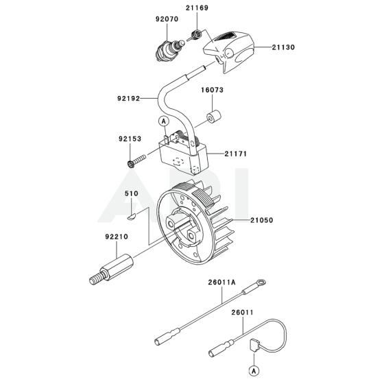 Electric Equipment for Kawasaki KRH300A Blower