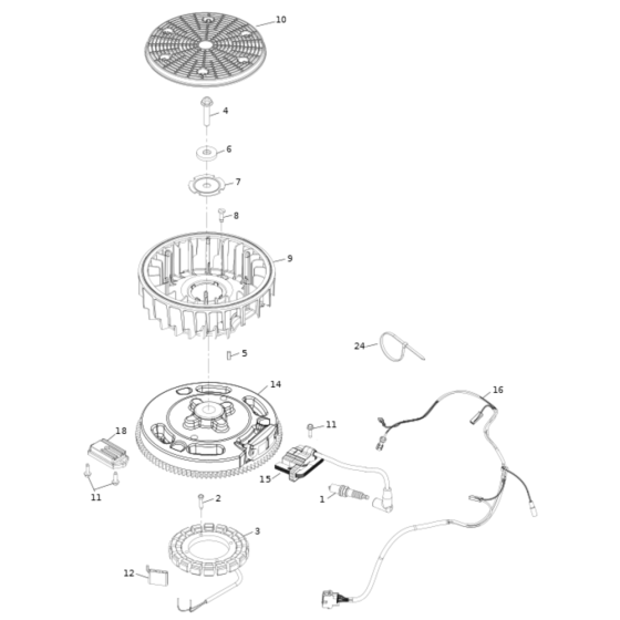 Ignition / Charging for Kohler KT600 Engines