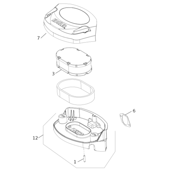 Air Intake for Kohler KT610 Engines