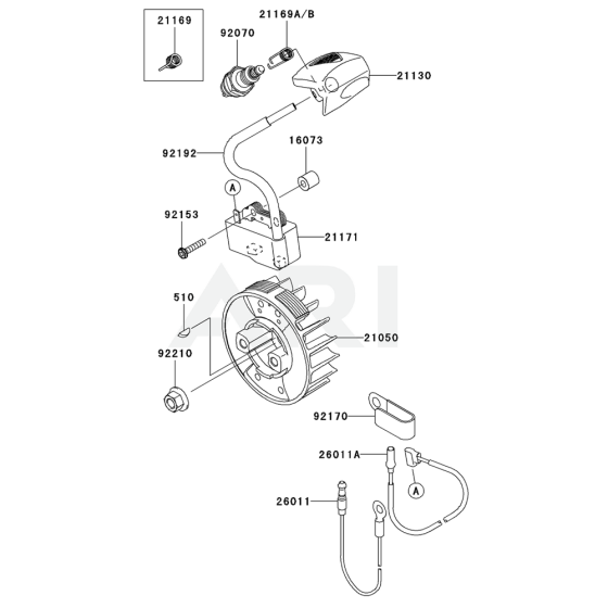 Electric Equipment for Kawasaki KTF27A String Trimmers