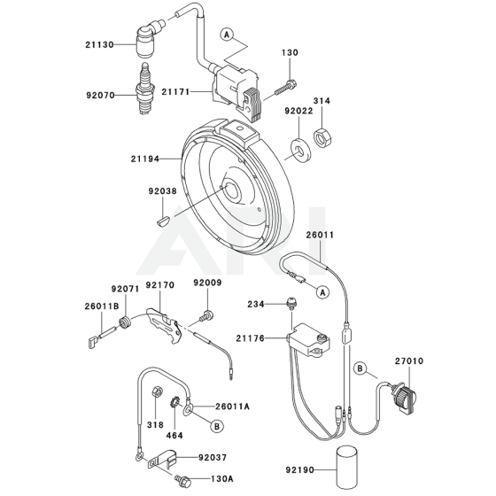 Electric Equipment for Kawasaki KWN30A Pump