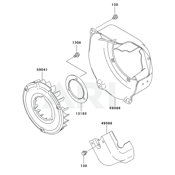 Cooling Equipment for Kawasaki KWT20A Pump