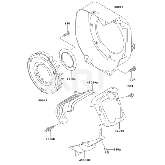 Cooling Equipment for Kawasaki KWT30A Pump