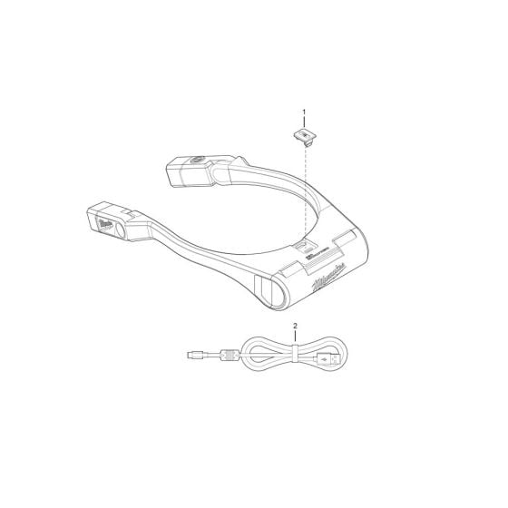 Complete Assembly for Milwaukee L4NL400 Personal Light