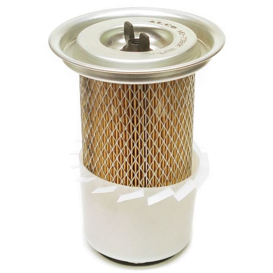 Air Filter with Fins and Lid fits JCB, Thwaites, Benford