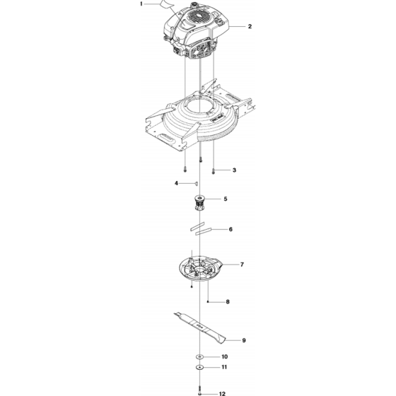 Engine Assembly for Husqvarna LB 48V Consumer Lawn Mower