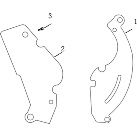 Diversion Assembly for Loncin LC154F-1 without Oil Alarm (87cc, 2.8hp) Twin Series Engine