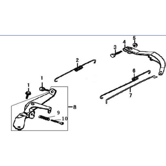 Control System Assembly for Loncin LC2500-F Generator