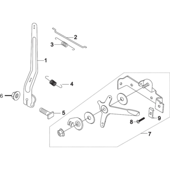 Control Assembly for Loncin LC25ZB21-1.2Q - 1 Inch Water Pump 