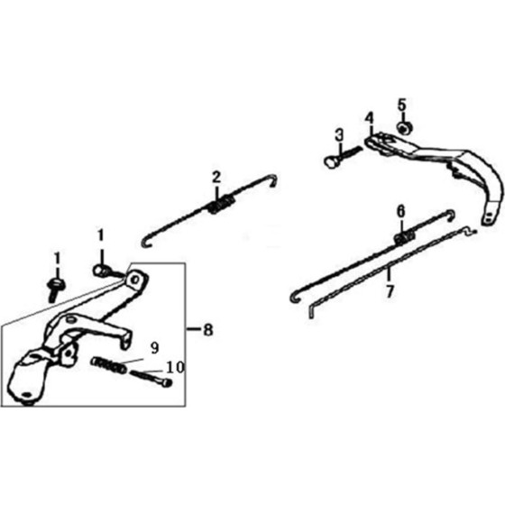 Control System Assembly for Loncin LC3000-F Generator