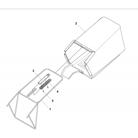 Bagger Assembly for Husqvarna LC451 V Consumer Lawn Mower