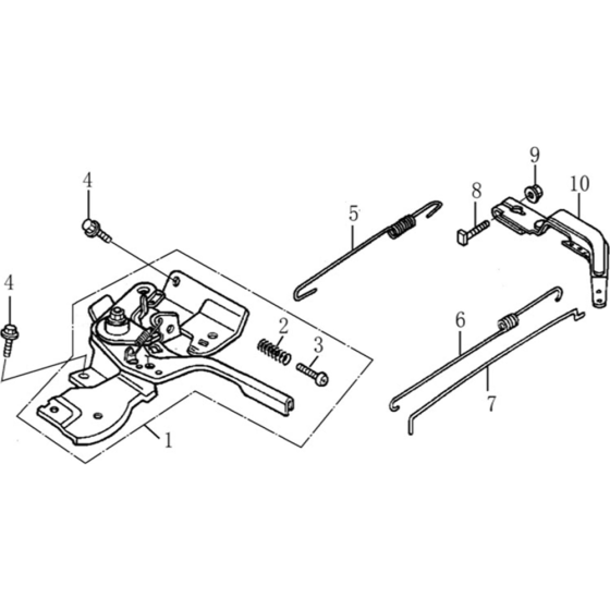 Control System Assembly for Loncin LC80ZB35-4.5Q - 3 Inch Water Pump 