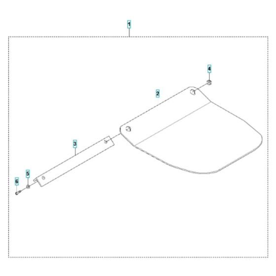 Paving Kit Assembly for Husqvarna LF 100 LAT (Diesel) Compactor