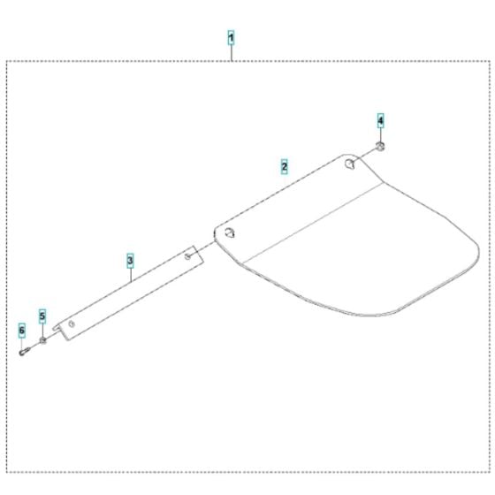 Paving Kit Assembly for Husqvarna LF 130 LT (Petrol) Compactor