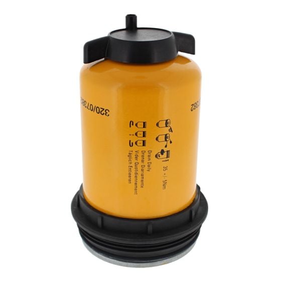 Fuel Filter Element for JCB 9TFT, 9TST Site Dumper - Replaces 320/07382