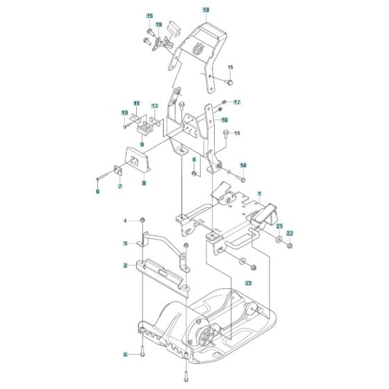 Drive Motor Assembly for Husqvarna LFe 60 LAT Compactor