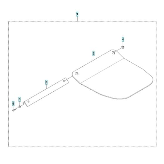 Paving Kit Assembly for Husqvarna LFV 100 Compactor